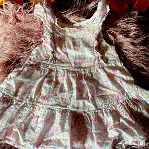 Cat & Jack pink floral casual summer dress - size 18M